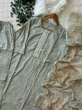 Pure Cotton 3 Piece Suit- Blue