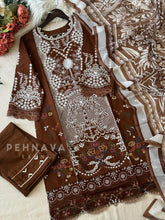 Floral Embroidered Suit Set-1665 - Pehnava Lawns