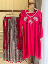 Handworked chiffon 2 peice suit-10171