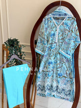 Lace Detailed Printed Suit