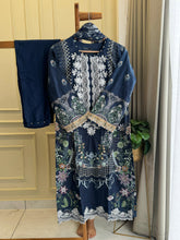 New Stitched Embellished Floral Suit-7