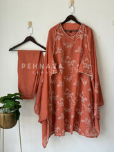 Elegant Embroidered Chanderi Suit-12818