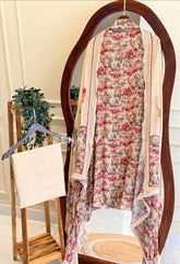 Floral Embroidered Unstitched Suit 4337(10-15 Days Dispatching Time)