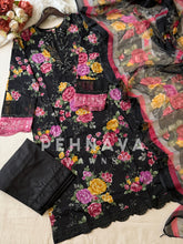 Floral Detailed Unstitched Suit-1329 - Pehnava Lawns