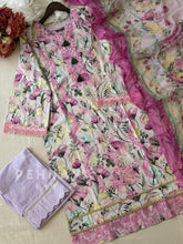 Pink Petal Cotton Ensemble-1404 - Pehnava Lawns