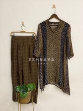 Ajrak Printed Crepe Two Piece Set-299