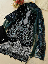 Semi-stitched Embroidered Rayon Suit 1452