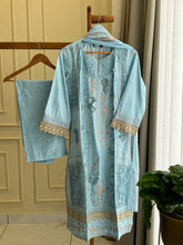 Premium Pure Lawn Embroidered Suit - 07