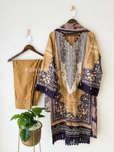 Violet’n Yellow Neckline Embroidered Pak-Suit AZ-1362-C - Pehnava Lawns