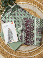 Khaadi Unstitched embroidered Lawn suit-0102