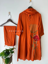 Orange Embroidered Suit No.26