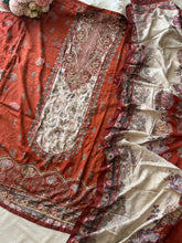 Premium Rust Orange Muslin Suit-281