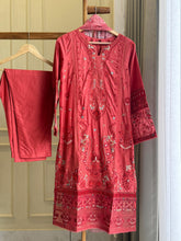 Binsaeed Pakistani Embroidered lawn Suit-0860