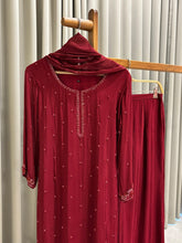 Premium Handworked Chinnon Suit - Pehnava Lawns