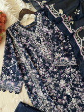 Classic Floral Embroidery Cotton Suit Set