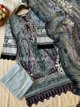 Embroidered Neck Unstitched Suit-1753/1867 - Pehnava Lawns