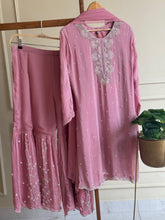 Chinnon handworked suit-with embroidered sharara