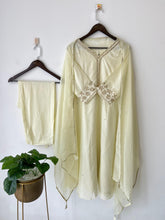 Premium russian silk suit with hand-work detailings-9076 - Pehnava Lawns