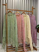 Crinkle Tissue handworked suit-6397