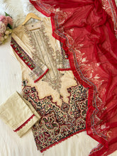 Beige Casual Pakistani Outfit 2201