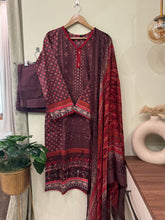 Fully embroidered suit with dupatta option-3348