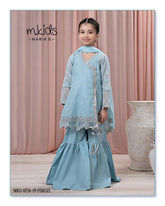 Kids party wear -ready to wear MKD-EF24-19-FEROZI - Pehnava Lawns