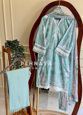 Signature Printed Lawn Stitched Suit-4840