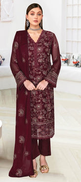 Weightless chiffon suit-WA 442