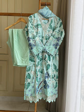 Cotton Suit with lace detailings -0103