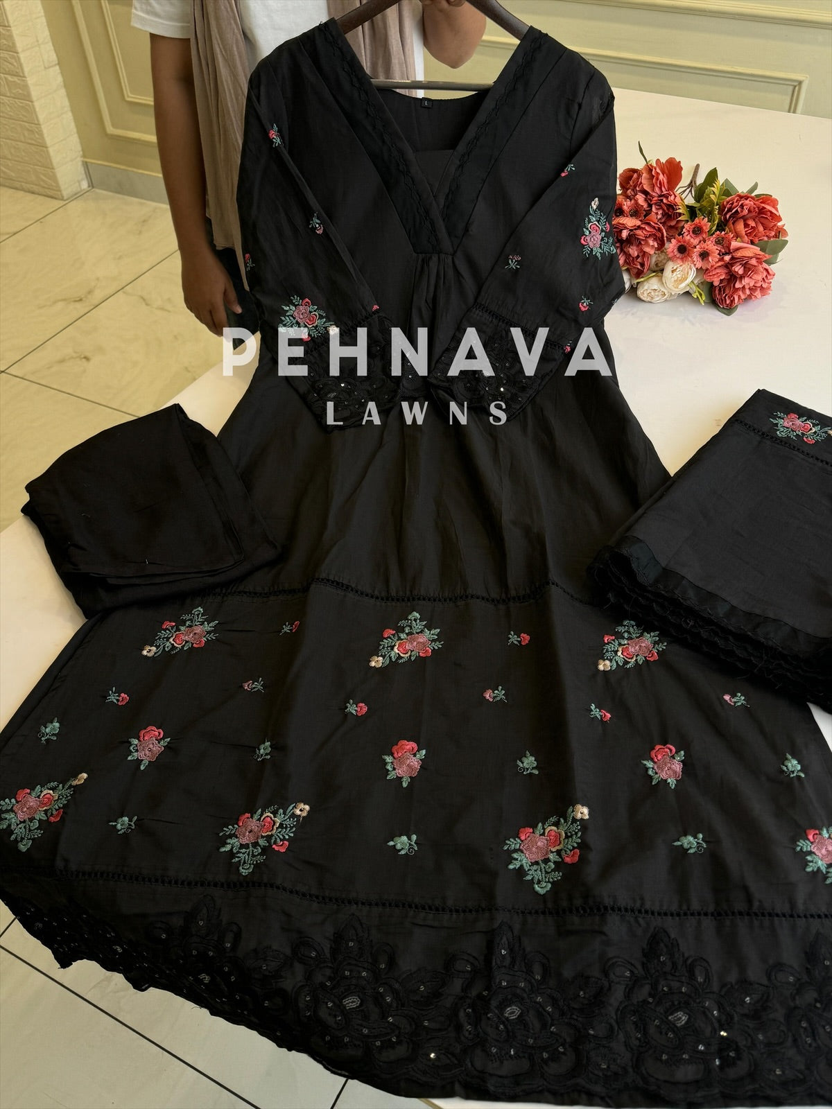 Premium Chanderi Festive Anarkali suit