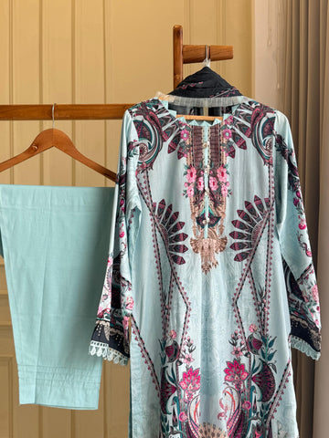 Jade Casual Fit Lawn Suit- 3451