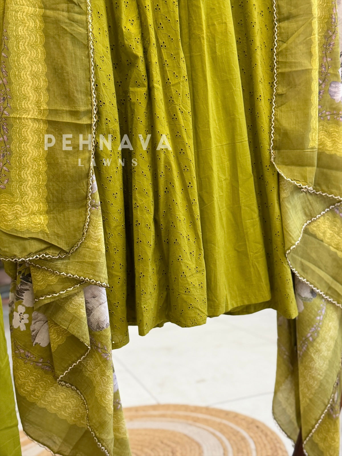 Front Panel Printed Suit Set