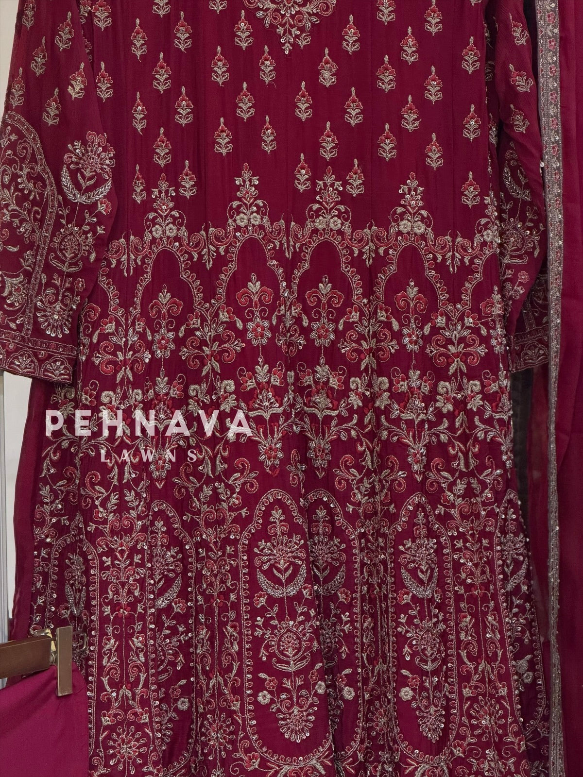 Heavy Embroidered Anarkali Attire