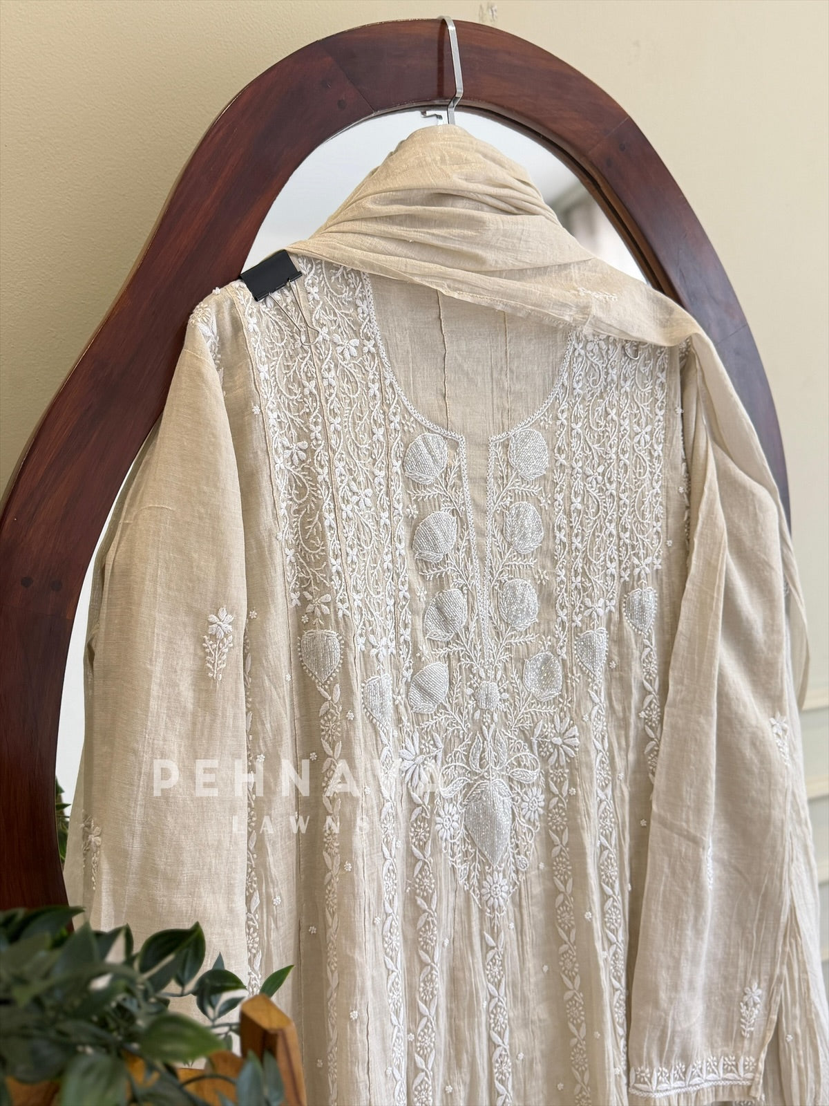 Premium Chikankari Semi-Stitched Suit