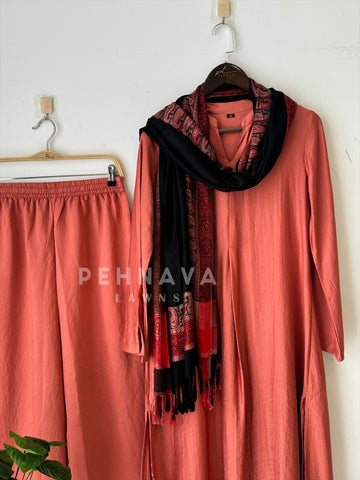 Pashmina Dupatta Suit Set-19746 - Pehnava Lawns