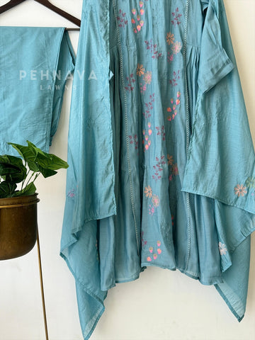 Floral Chanderi Ethnic suit 3187 JS16 - Pehnava Lawns