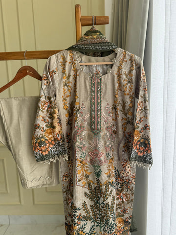 Casual Fit Cotton Suit-7