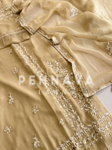 Premium Agha Noor’s Chiffon Suit-1625