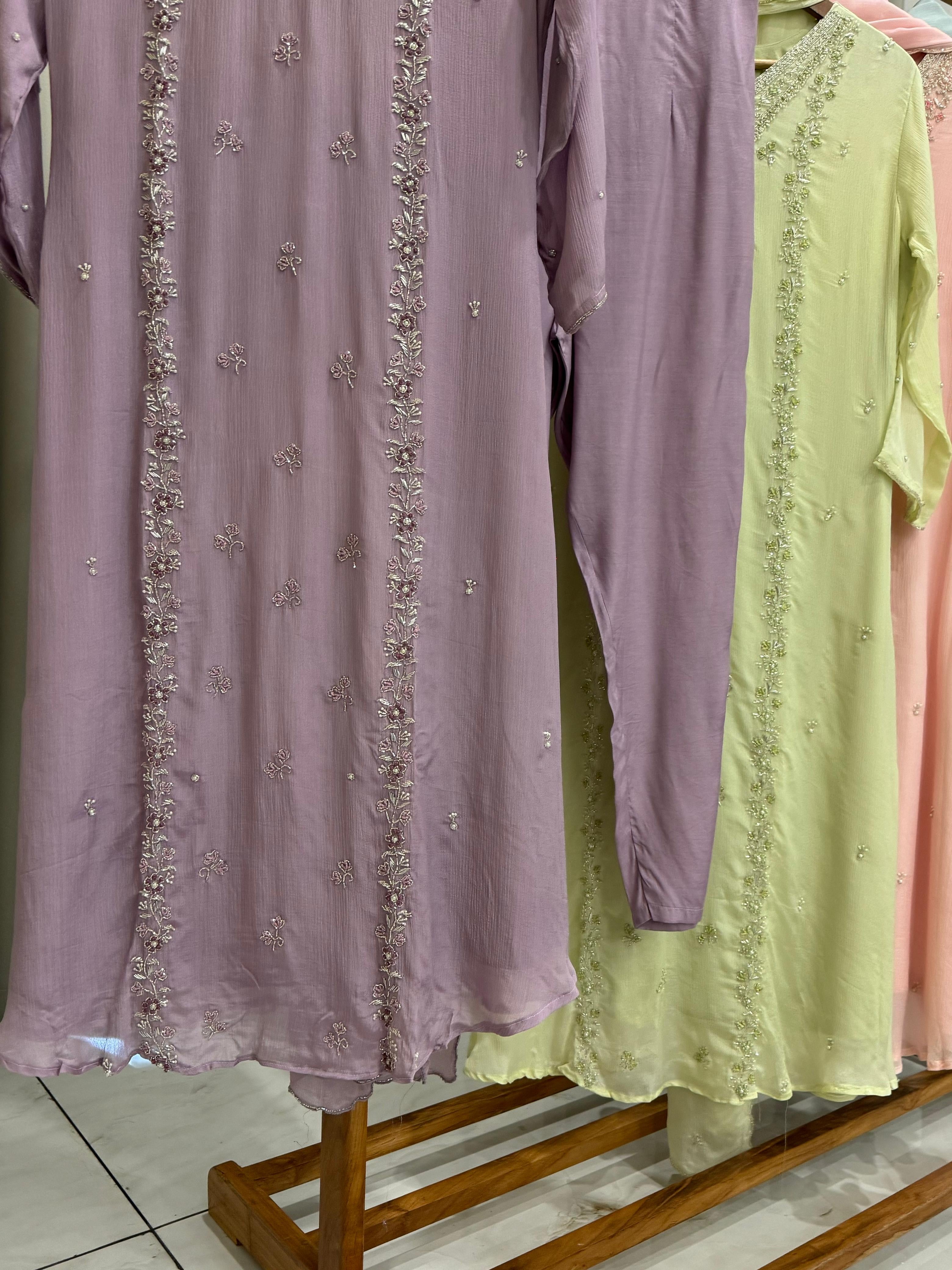 Handworked Premium Ready to wear suit-5373