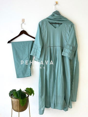 Cota Check Lace-Trimmed Ready-to-Wear Suit - 13543
