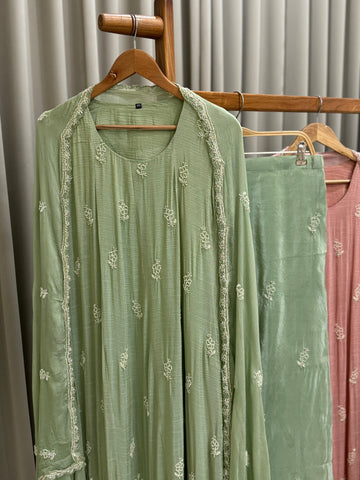 Crinkle Tissue handworked suit-6397