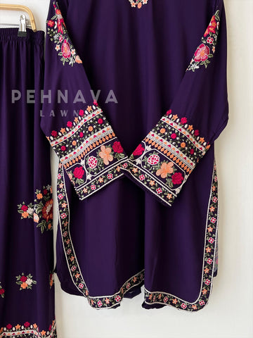 Floral Embroidered Suit- LRC 260 - Pehnava Lawns