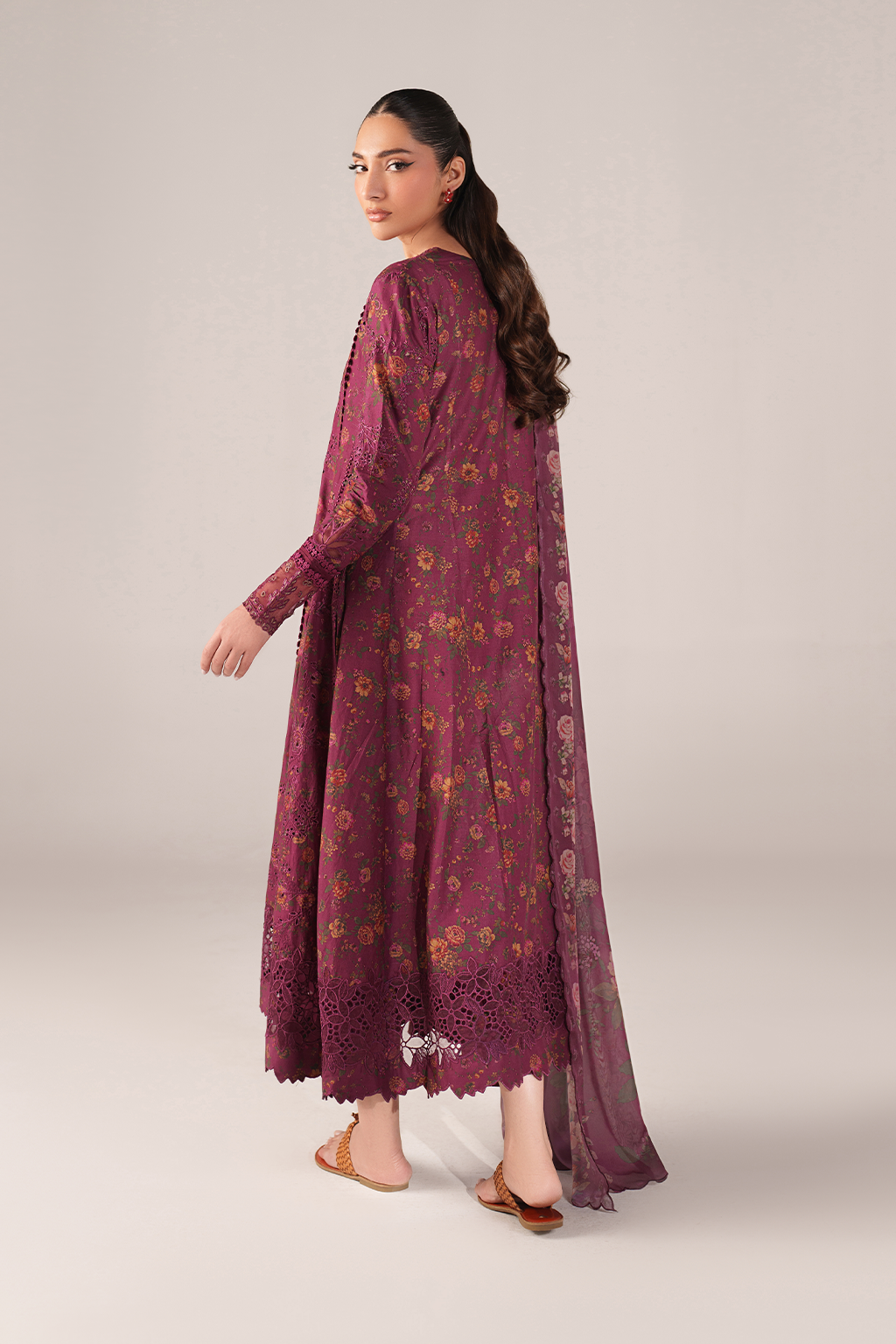 IZNIK Embroidered Printed Lawn SS-04 - Pehnava Lawns