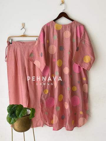 Polka Dot Appliqué Three Piece Set