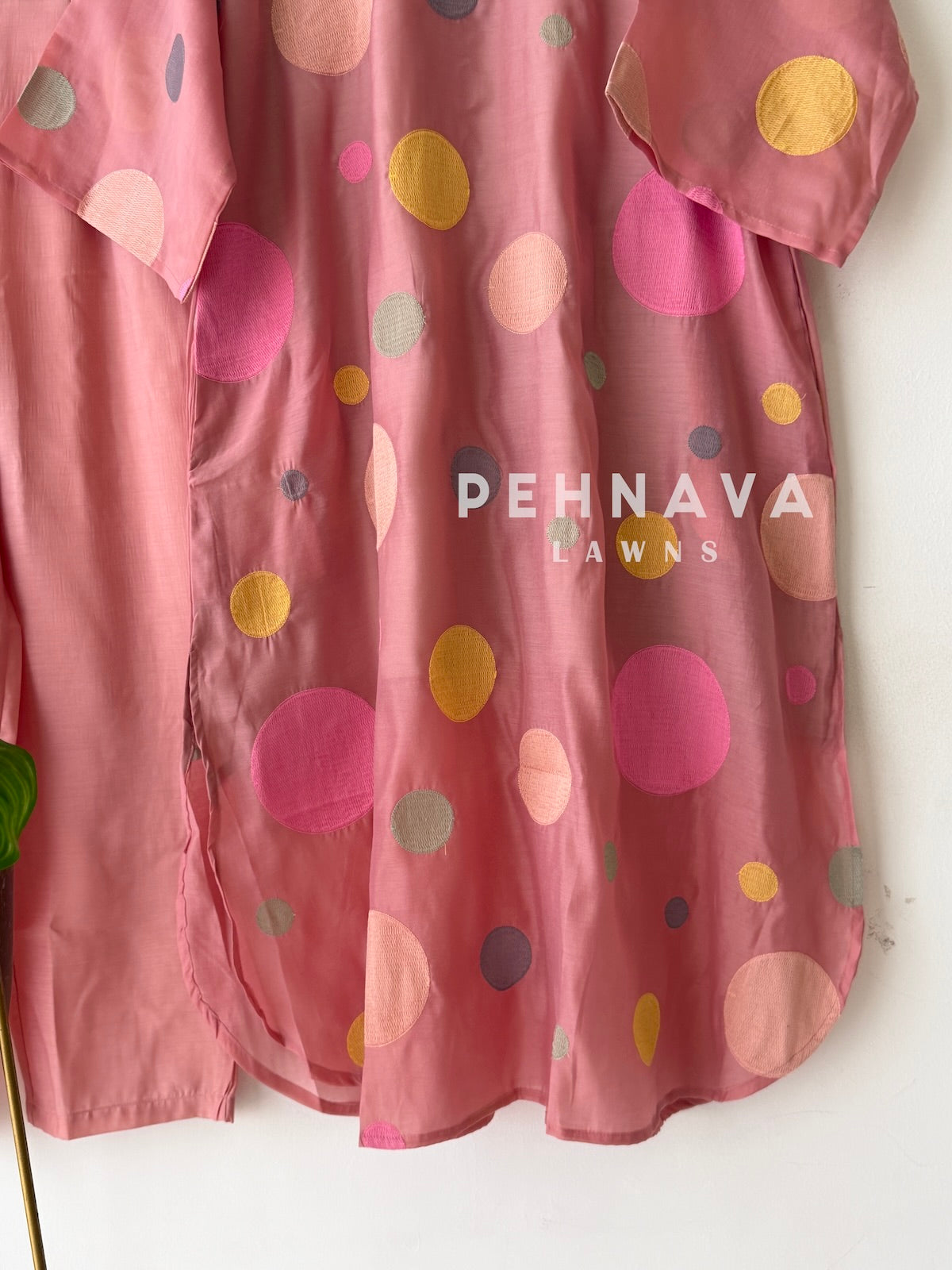 Polka Dot Appliqué Three Piece Set