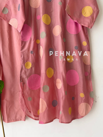 Polka Dot Appliqué Three Piece Set