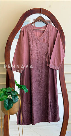 Multi-shade Chikankari Embroidered Ensemble