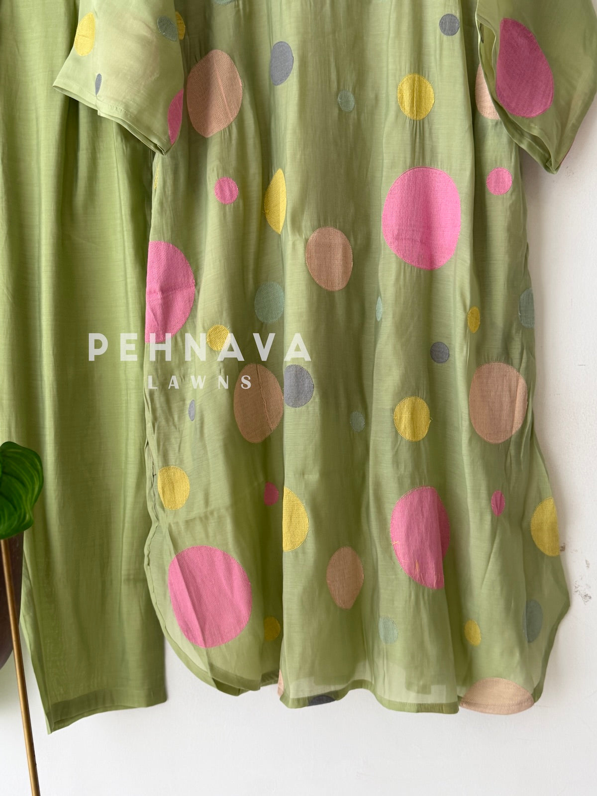 Polka Dot Appliqué Three Piece Set