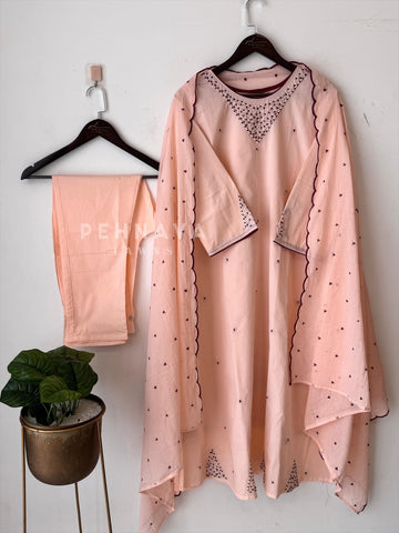 French Knot detailed Suit Set