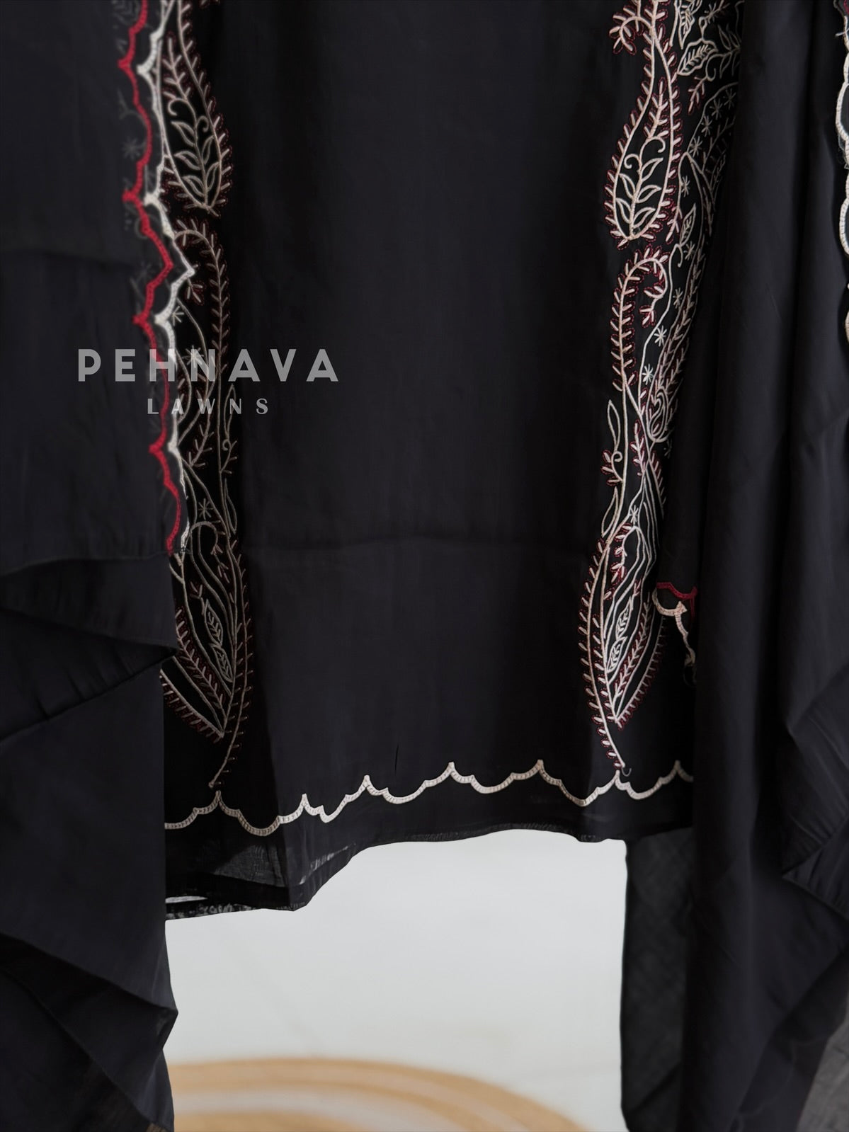 Paisley Embroidered Suit Set 13135